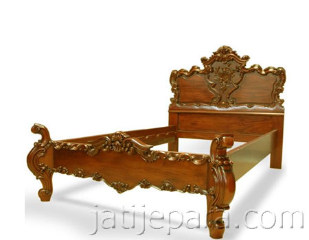 Rococo bed french antique furniture