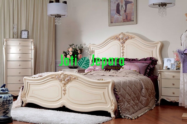 Luxury Bedroom Set White French Furniture