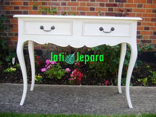 White French Console Table